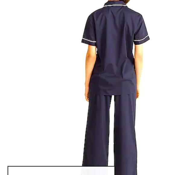 J.CREW End-on-end cotton short-sleeve pajama set Size Small - Picture 3 of 6